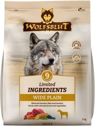 Wolfsblut Limited Ingredients Wide Plain Trockenfutter Hund Adult Pferd Getreidefrei 1 kg - 1 kg – Bild 1 von 6