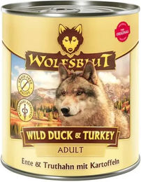 Wolfsblut Nassfutter Adult Ente und Truthahn Getreidefrei 6 x 800 g - 6 x 800 g – Bild 1 von 3