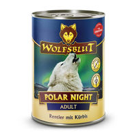 Produktbild von Wolfsblut Polar Night Adult Hund Nassfutter Rentier Stückchen in Sauce Getreidefrei 6 x 395 g - 6 x 395 g
