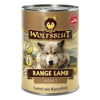 Produktbild von Wolfsblut Range Lamb Adult Hundefutter Lamm mit Kartoffeln getreidefrei hypoallergen 395 g - 6 x 395 g
