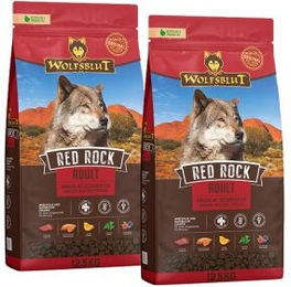 Produktbild von Wolfsblut Red Rock Nassfutter für Hunde Adult mit Känguru getreidefrei und sensitive 2x12,5 kg - 2 x 12,5 kg