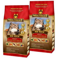 Produktbild von Wolfsblut Red Rock Nassfutter Hund Adult Känguru und Pferd Stückchen in Sauce getreidefrei 2x2 kg - 2 x 2 kg