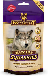 Wolfsblut Squashies Belohnungssnack für Hunde Black Bird Truthahn mit Süßkartoffel getreidefrei und glutenfrei 100 g - 8 x 100 g – Bild 1 von 6