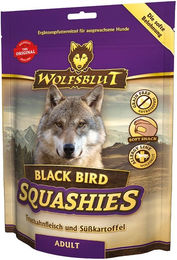 Produktbild von Wolfsblut Squashies Black Bird Fleischsnacks mit Truthahn getreidefrei 6x300g