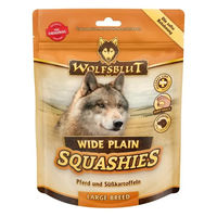 Produktbild von Wolfsblut Squashies Wide Plain Large Breed Hundesnack Pferd mit Süßkartoffel getreidefrei 300 g - 6 x 300 g
