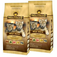 Produktbild von Wolfsblut Trockenfutter Hund Junior Ente Getreidefrei 2x2 kg - 2 x 2 kg