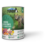 Produktbild von Wolfsblut Tundra Hunde-Nassfutter Hirsch Lachs und Ente getreidefrei glutenfrei hoher Fleischanteil 6 x 400 g