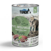 Produktbild von Wolfsblut Tundra Hundefutter Puppy Pute Ente Forelle getreidefrei 6 x 400 g - 6 x 400 g