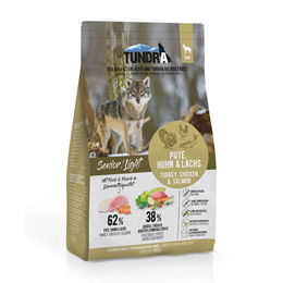 Wolfsblut Tundra Hundefutter Senior Light Pute Huhn Lachs getreidefrei 750 g - 750 g – Bild 1 von 5