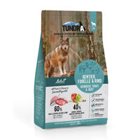 Produktbild von Wolfsblut Tundra Hundetrockenfutter Rentier Forelle und Rind getreidefrei Adult 750 g - 750 g