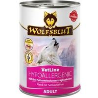 Produktbild von Wolfsblut VetLine Adult Nassfutter Pferd Hypoallergen Getreidefrei 6x395 g - 6 x 395 g