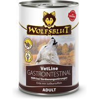 Produktbild von Wolfsblut VetLine Gastrointestinal Diätfutter Nassfutter für erwachsene Hunde 6x395 g - 6 x 395 g