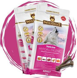 Wolfsblut Vetline Hundefutter Adult Hypoallergen Getreidefrei Trockenfutter Kroketten 2x2kg – Bild 1 von 3