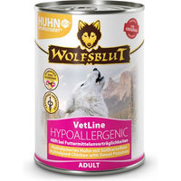 Produktbild von Wolfsblut VetLine Nassfutter für Hunde Adult Hypoallergen Hydrolysiertes Huhn Getreidefrei 6 x 395 g