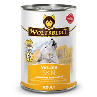 Produktbild von Wolfsblut VetLine Skin & Coat Nassfutter für Hunde Adult Fisch Getreidefrei Hypoallergen 395 g - 6 x 395 g