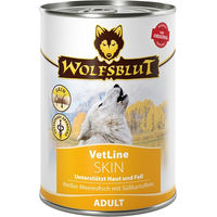 Produktbild von Wolfsblut VetLine Skin Hund Weißer Meeresfisch Getreidefrei 6x395g - 6 x 395 g