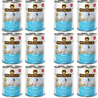 Produktbild von Wolfsblut Vetline Weight Management Truthahn Nassfutter für erwachsene Hunde zur Gewichtsreduktion und bei Diabetes getreidefrei 12x395g