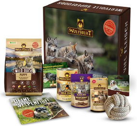 Wolfsblut Welpenstarterkit Ente Getreidefrei für Hunde aller Größen 1575g – Bild 1 von 2
