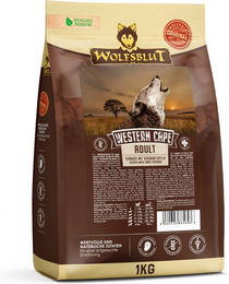 Wolfsblut Western Cape Hundefutter Adult Strauß Getreidefrei Hypoallergen 1 kg – Bild 1 von 2