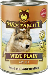 Wolfsblut Wide Plain Hundefutter Adult Pferd mit Süßkartoffel getreidefrei 6 x 395 g - 6 x 395 g – Bild 1 von 4