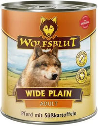 Wolfsblut Wide Plain Hundefutter Adult Pferd mit Süßkartoffel Getreidefrei 6 x 800 g - 6 x 800 g – Bild 1 von 6