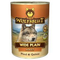 Produktbild von Wolfsblut Wide Plain Pferd und Quinoa Stückchen in Sauce für adulte Pferde 395 g 6er Pack - 6 x 395 g