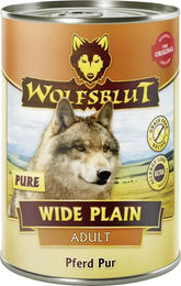 Wolfsblut Wide Plain Pure Hundefutter Adult Pferd getreidefrei monoprotein 6 x 395 g - 6 x 395 g – Bild 1 von 5
