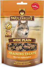 Wolfsblut Wide Plain Training Treats Belohnungssnack für Hunde getreidefrei hypoallergen 7 x 70 g - 7 x 70 g – Bild 1 von 2