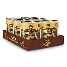 Wolfsblut Wild Duck Adult Nassfutter für ausgewachsene Hunde mit Ente und Wild, getreidefrei und glutenfrei, 6x800g Dose – Bild 1 von 3