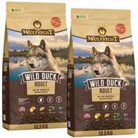 Produktbild von Wolfsblut Wild Duck Hund Trockenfutter Ente getreidefrei Adult 25 kg - 2 x 12,5 kg
