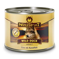 Produktbild von Wolfsblut Wild Duck Hundefutter Adult Ente mit Stückchen in Sauce getreidefrei 6 x 200 g - 6 x 200 g
