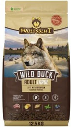 Produktbild von Wolfsblut Wild Duck Trockenfutter für große Hunde Adult Getreidefrei und Glutenfrei 25 kg - 2 x 12,5 kg