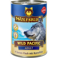 Produktbild von Wolfsblut Wild Pacific Hundefutter Adult Fisch mit Kartoffel Getreidefrei 6 x 395 g - 6 x 395 g