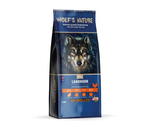 Produktbild von Wolfsblut Wolfs Nature Adult Trockenfutter Landhuhn Getreidefrei Sensitive 13 kg