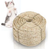 Produktbild von Wolketon Sisalseil für Kratzbäume und Katzenzubehör 8mm 30m Natürliches Hanfseil