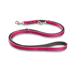 Wolters Active Pro Comfort Führleine aus Nylon in Magenta/Grau Größe M/L - 200 cm – Bild 1 von 5