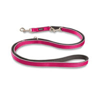 Produktbild von WOLTERS Active Pro Comfort Führleine aus Nylon in Magenta/Grau Größe XL