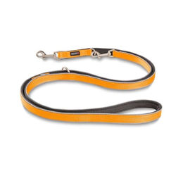 WOLTERS Active Pro Comfort Führleine aus Nylon in Orange/Grau 200 cm – Bild 1 von 3