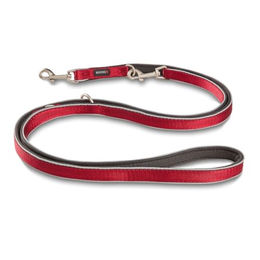 Produktbild von Wolters Active Pro Comfort Führleine aus Nylon XL Rot Grau - 200 cm
