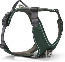 Wolters Active Pro Comfort Hundegeschirr Sportgeschirr aus Nylon grün grau Brustumfang 60-75 cm – Bild 1 von 10