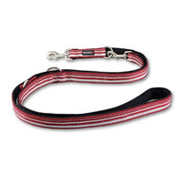 Produktbild von Wolters Active Pro Hundeführleine aus Gurtband rot/schwarz XL für Riesenrassen - 200 cm