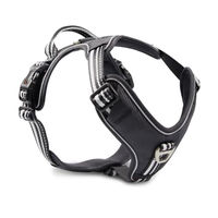Produktbild von Wolters Active Pro Hundegeschirr Sportgeschirr aus Polyester Schwarz Silber Größe XS 40-47,5 cm