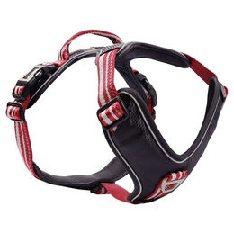Wolters Active Pro Sportgeschirr für Hunde Rot Silber Schwarz XL aus Polyester – Bild 1 von 3
