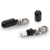 Produktbild von Wolters Aluminium-Adresshülse schwarz 12 mm waterproof