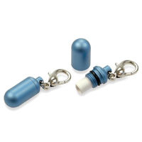 Produktbild von Wolters Aluminium-Adresshülse wasserdicht SkyBlue 14 mm