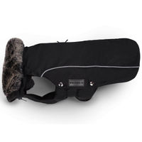 Produktbild von Wolters Amundsen Hundemantel Schwarz Waterproof für kleine Hunde mit 40 cm Rückenlänge