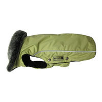 Produktbild von Wolters Amundsen Winterjacke für Hunde in Grün mit 33 cm Rückenlänge