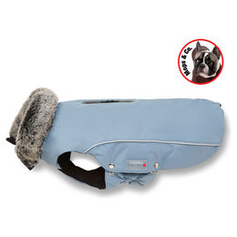 Produktbild von Wolters Amundsen Winterjacke für Hunde in Blau, wasserdicht, Rückenlänge 36 cm