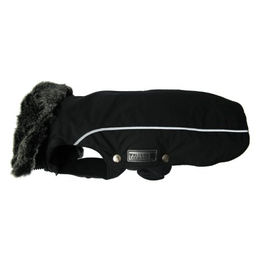 Wolters Amundsen Winterjacke für Hunde schwarz wasserdicht Rückenlänge 26 cm – Bild 1 von 5