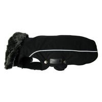 Produktbild von Wolters Amundsen Winterjacke für Hunde schwarz wasserdicht Rückenlänge 26 cm